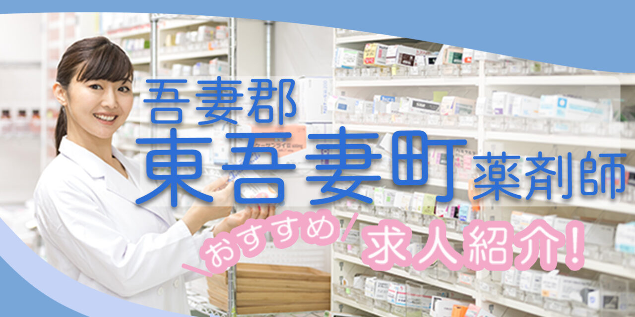 群馬県吾妻郡東吾妻町の薬剤師年収600万以上