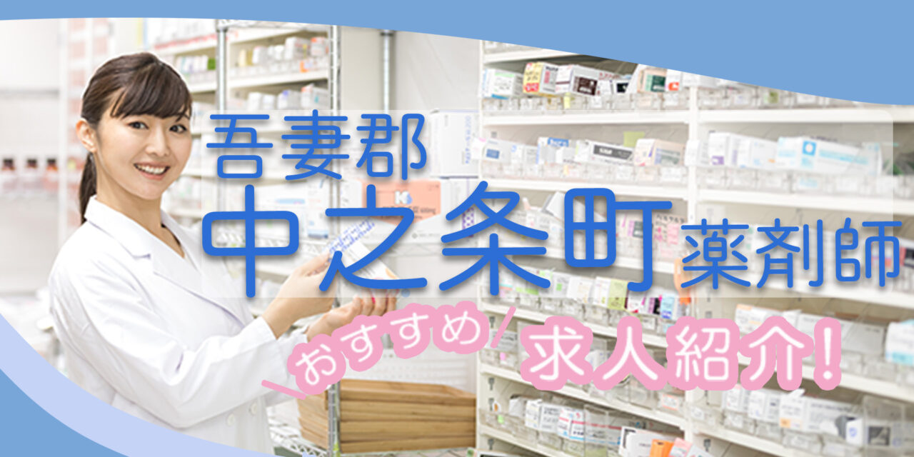 群馬県吾妻郡中之条町の薬剤師年収600万以上